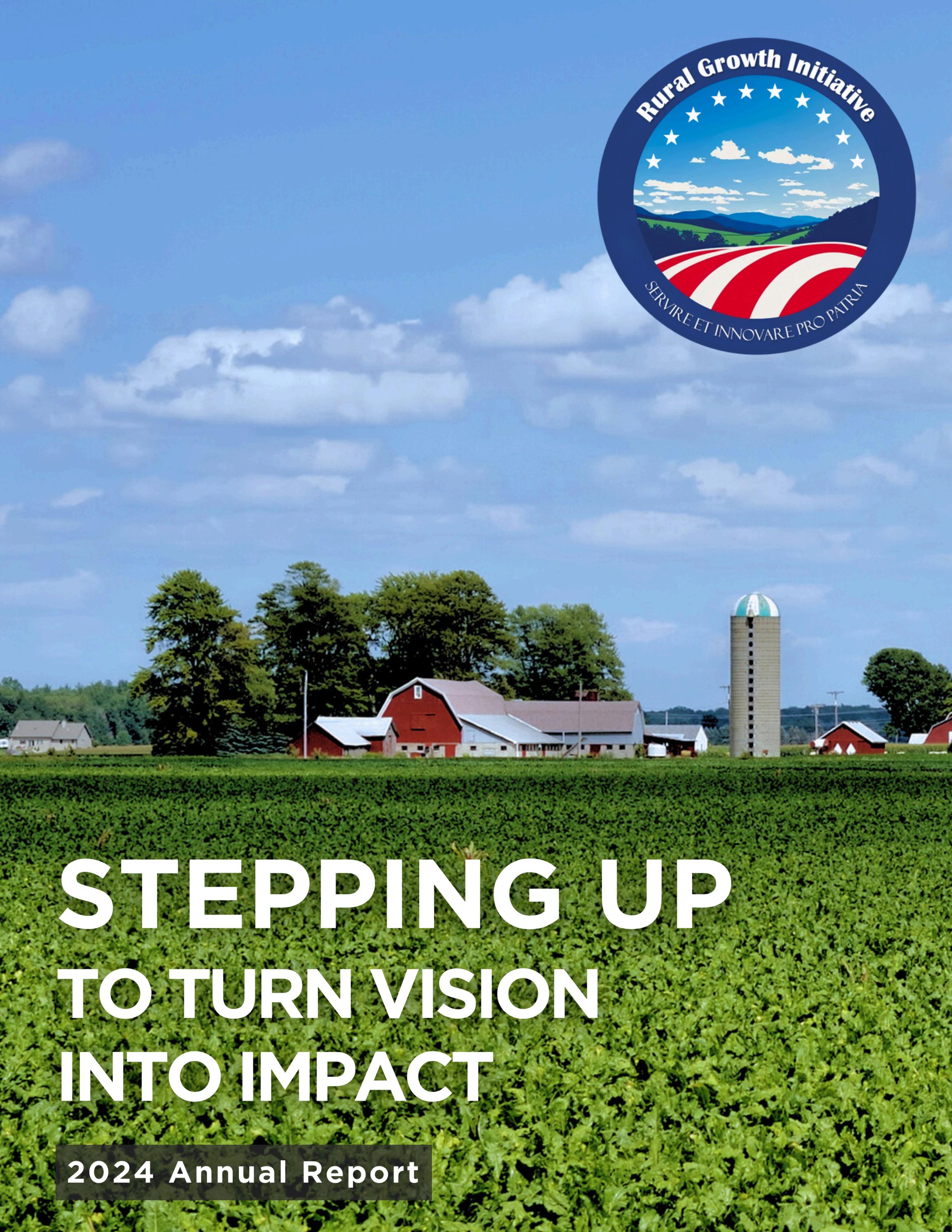 Rural Growth Initiative 2024 Annual Report cover